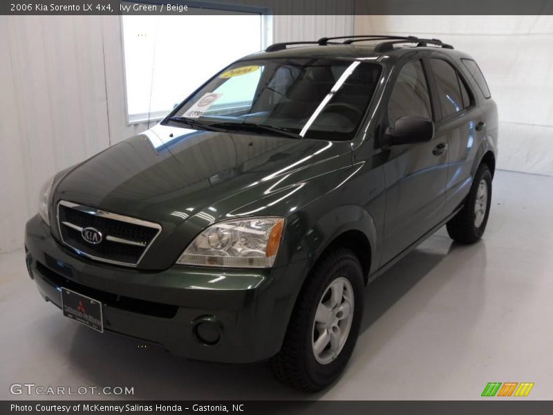 Ivy Green / Beige 2006 Kia Sorento LX 4x4