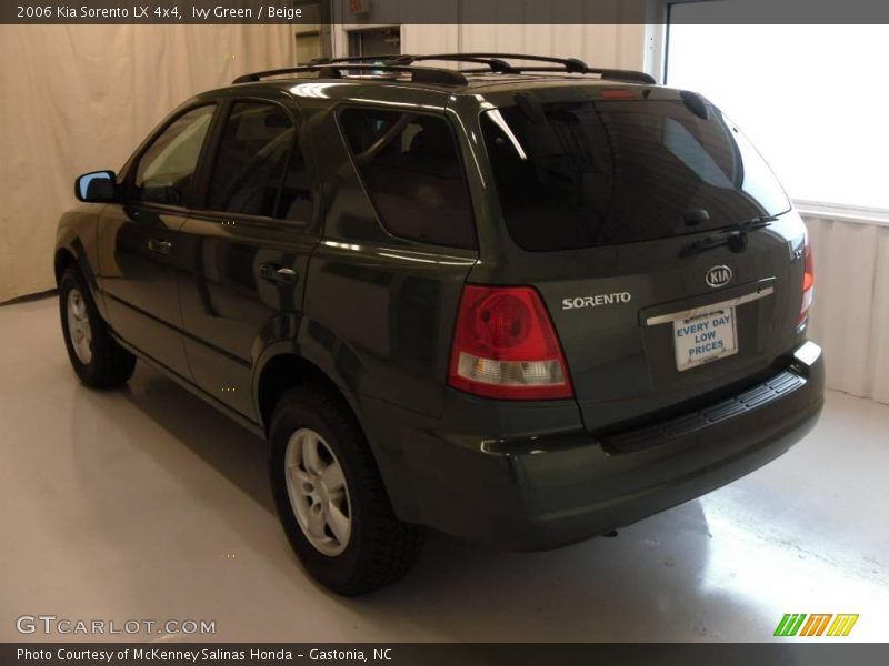 Ivy Green / Beige 2006 Kia Sorento LX 4x4