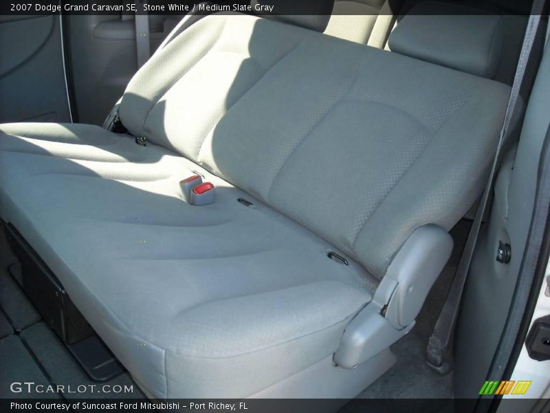 Stone White / Medium Slate Gray 2007 Dodge Grand Caravan SE