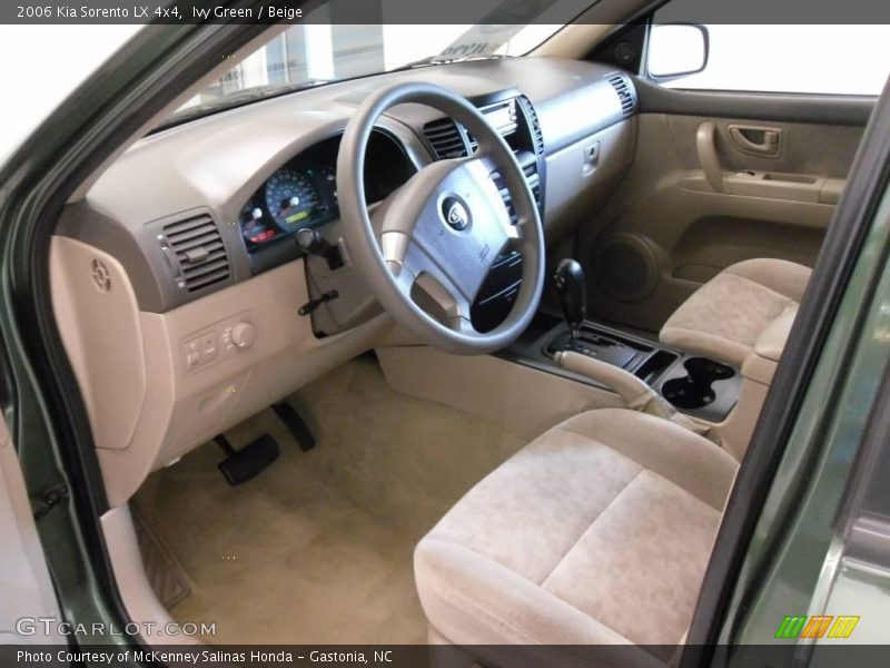 Ivy Green / Beige 2006 Kia Sorento LX 4x4