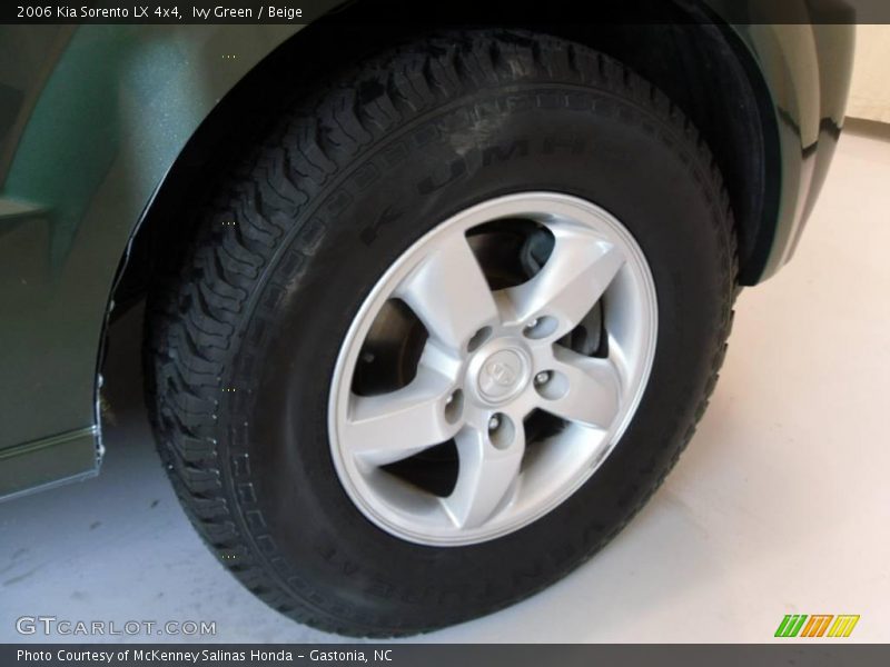 Ivy Green / Beige 2006 Kia Sorento LX 4x4