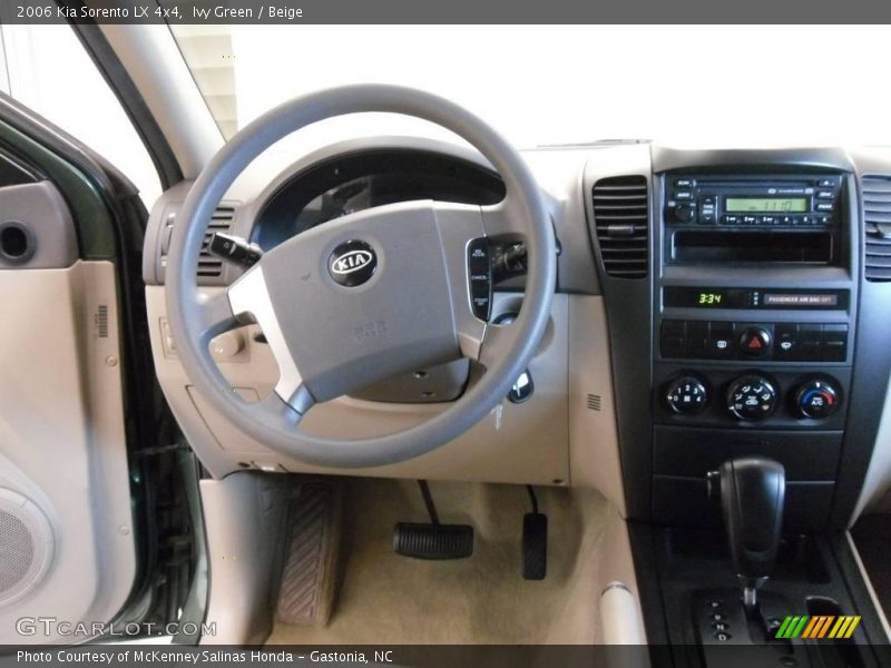 Ivy Green / Beige 2006 Kia Sorento LX 4x4