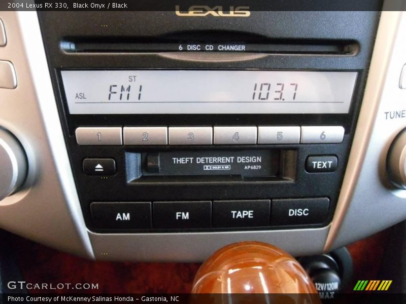 Black Onyx / Black 2004 Lexus RX 330