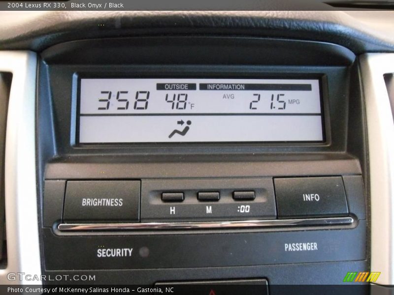 Black Onyx / Black 2004 Lexus RX 330
