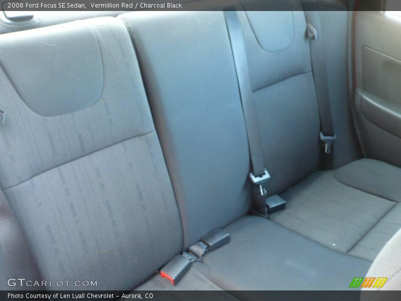 Vermillion Red / Charcoal Black 2008 Ford Focus SE Sedan