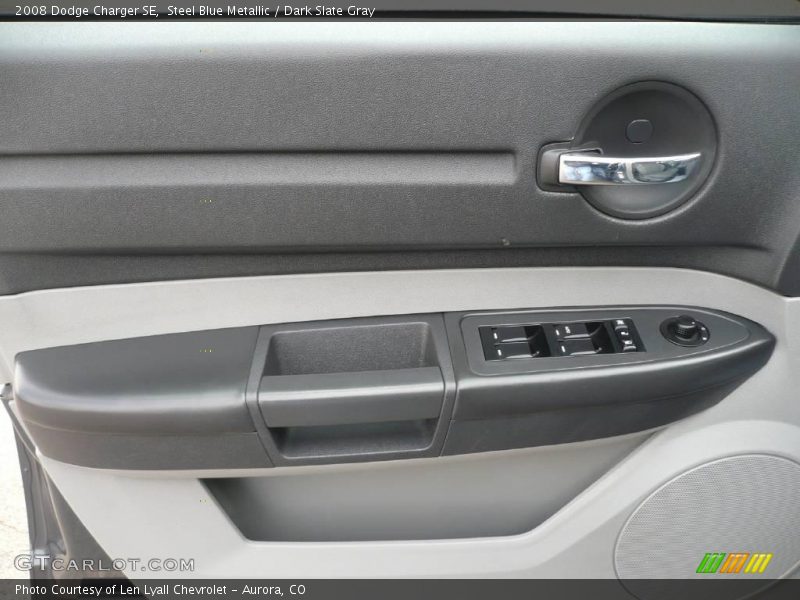 Steel Blue Metallic / Dark Slate Gray 2008 Dodge Charger SE