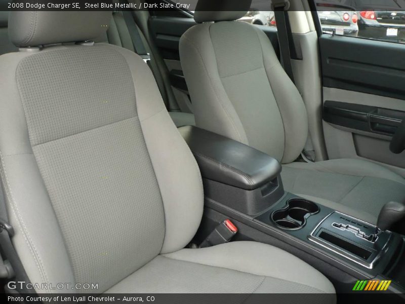 Steel Blue Metallic / Dark Slate Gray 2008 Dodge Charger SE
