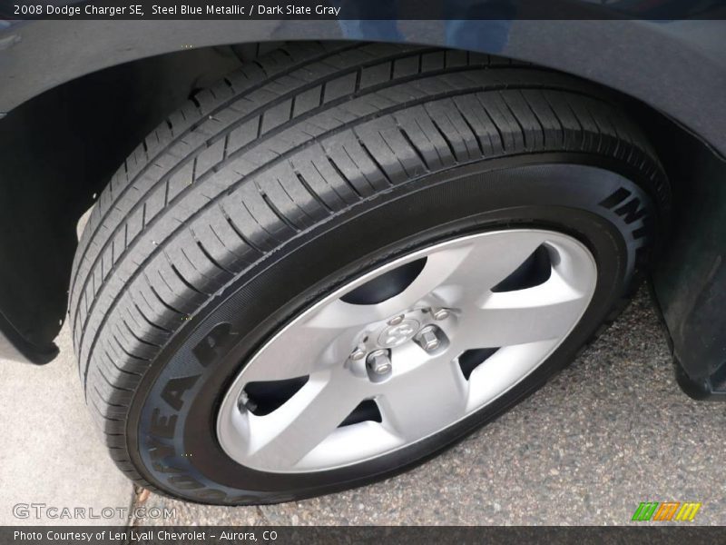 Steel Blue Metallic / Dark Slate Gray 2008 Dodge Charger SE