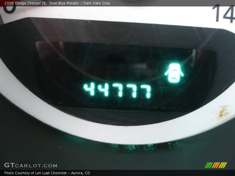 Steel Blue Metallic / Dark Slate Gray 2008 Dodge Charger SE