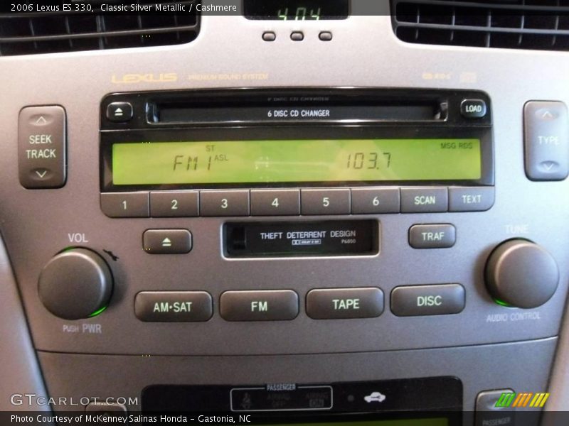 Classic Silver Metallic / Cashmere 2006 Lexus ES 330