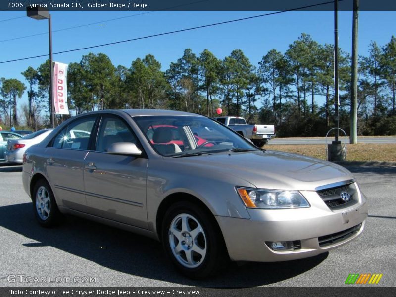 Golden Beige / Beige 2006 Hyundai Sonata GLS