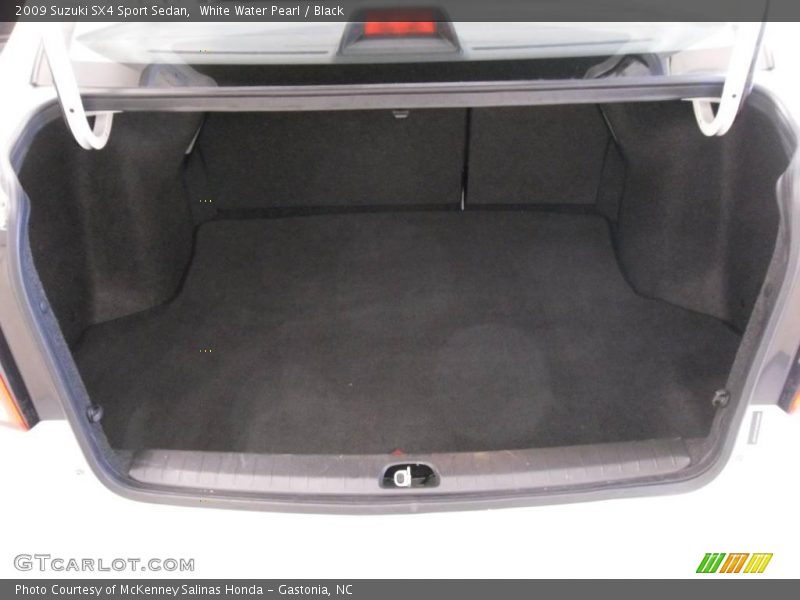 White Water Pearl / Black 2009 Suzuki SX4 Sport Sedan