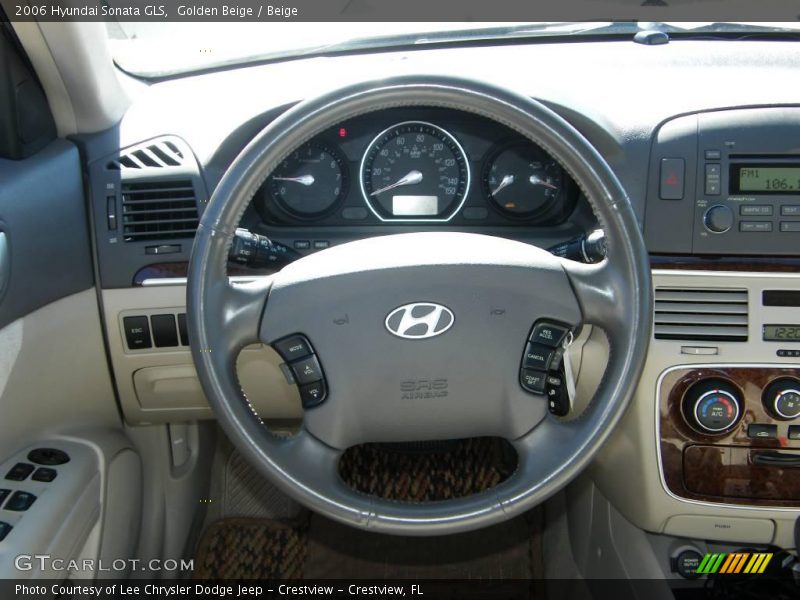 Golden Beige / Beige 2006 Hyundai Sonata GLS