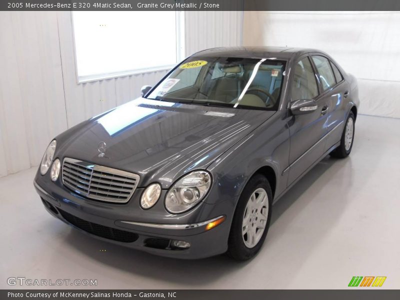 Granite Grey Metallic / Stone 2005 Mercedes-Benz E 320 4Matic Sedan