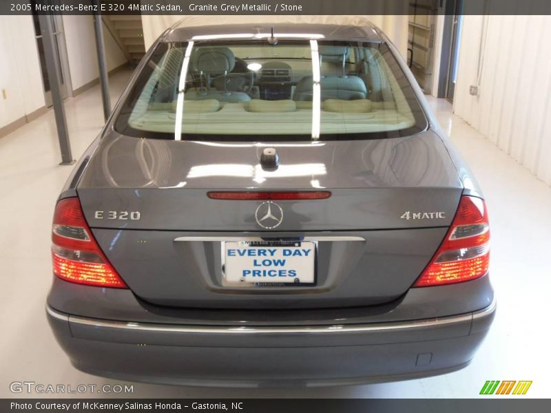 Granite Grey Metallic / Stone 2005 Mercedes-Benz E 320 4Matic Sedan