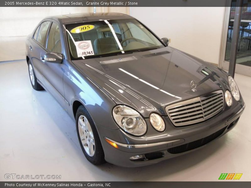 Granite Grey Metallic / Stone 2005 Mercedes-Benz E 320 4Matic Sedan