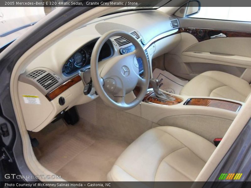 Granite Grey Metallic / Stone 2005 Mercedes-Benz E 320 4Matic Sedan
