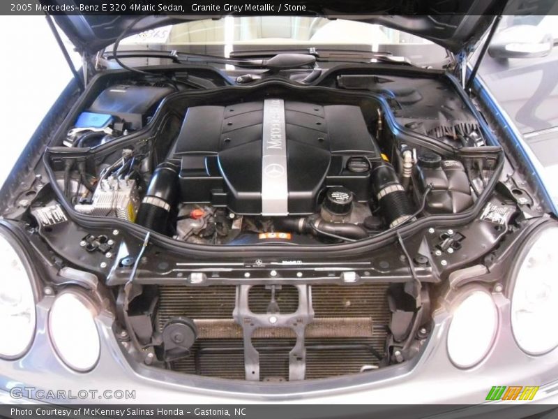 Granite Grey Metallic / Stone 2005 Mercedes-Benz E 320 4Matic Sedan
