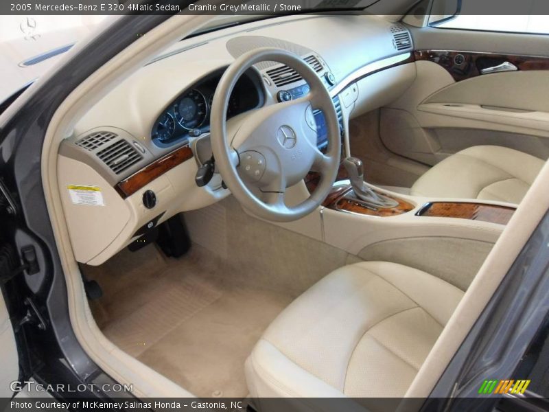 Granite Grey Metallic / Stone 2005 Mercedes-Benz E 320 4Matic Sedan