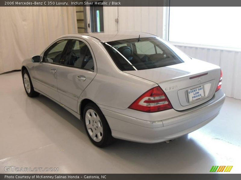 Iridium Silver Metallic / Black 2006 Mercedes-Benz C 350 Luxury