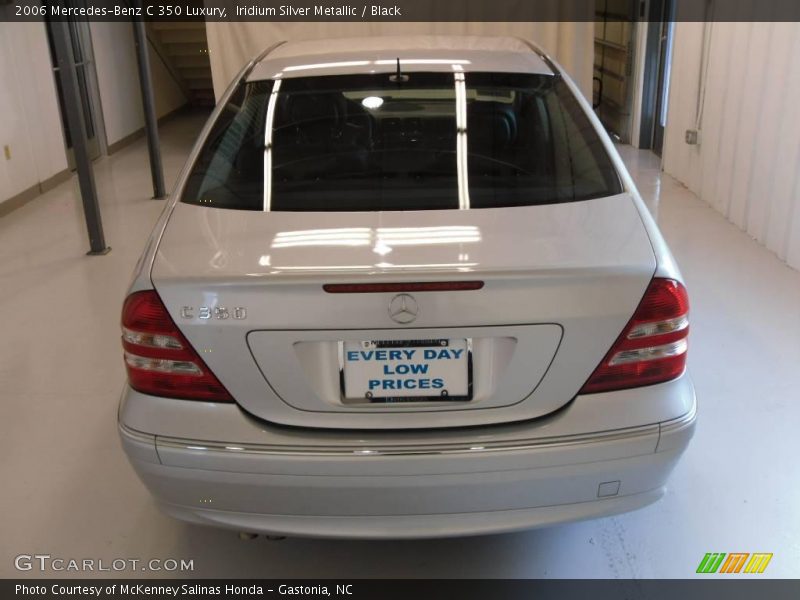 Iridium Silver Metallic / Black 2006 Mercedes-Benz C 350 Luxury