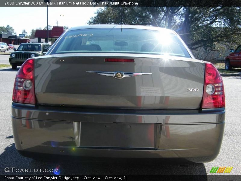 Dark Titanium Metallic / Dark Khaki/Light Graystone 2008 Chrysler 300 LX