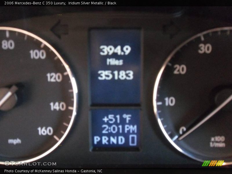 Iridium Silver Metallic / Black 2006 Mercedes-Benz C 350 Luxury