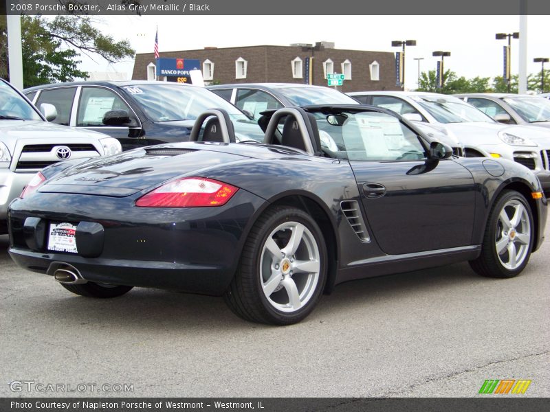 Atlas Grey Metallic / Black 2008 Porsche Boxster