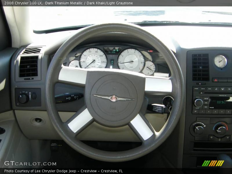 Dark Titanium Metallic / Dark Khaki/Light Graystone 2008 Chrysler 300 LX