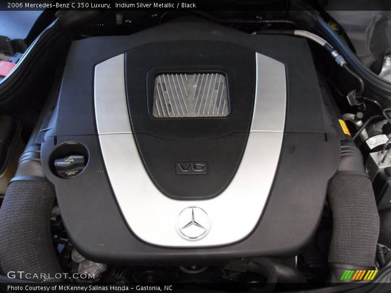 Iridium Silver Metallic / Black 2006 Mercedes-Benz C 350 Luxury