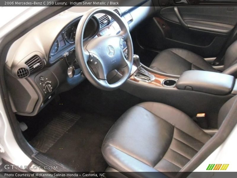 Iridium Silver Metallic / Black 2006 Mercedes-Benz C 350 Luxury