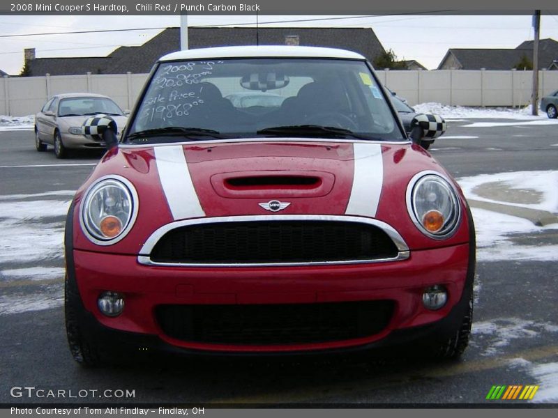 Chili Red / Punch Carbon Black 2008 Mini Cooper S Hardtop
