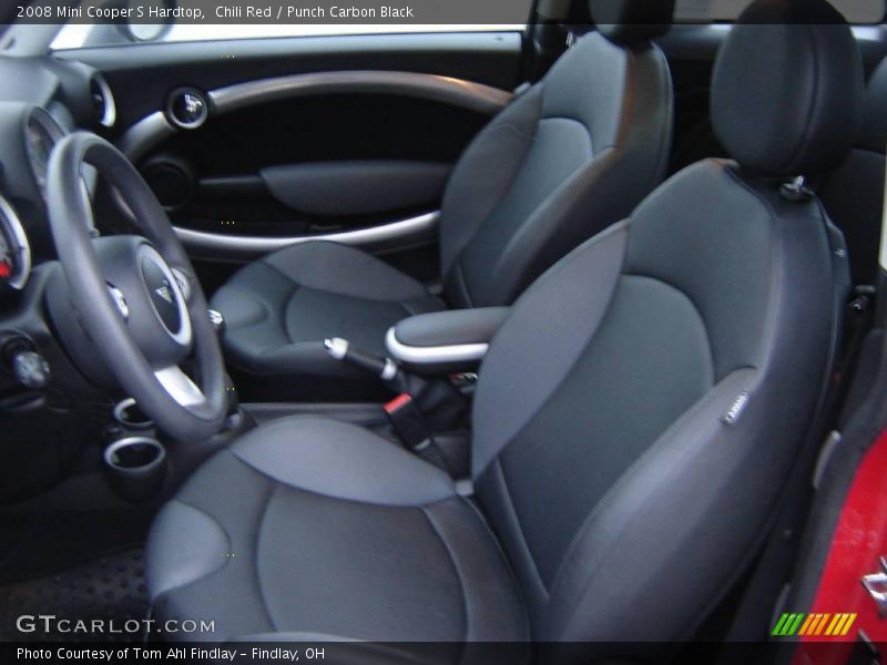Chili Red / Punch Carbon Black 2008 Mini Cooper S Hardtop