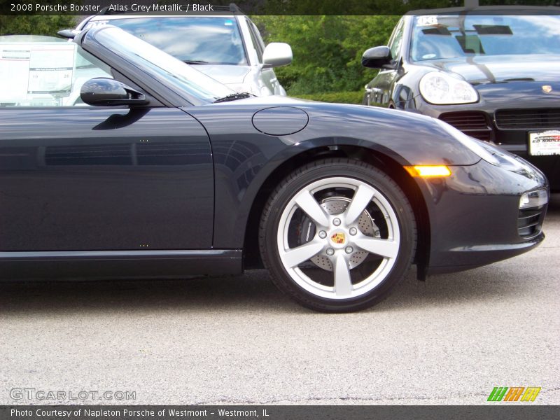 Atlas Grey Metallic / Black 2008 Porsche Boxster