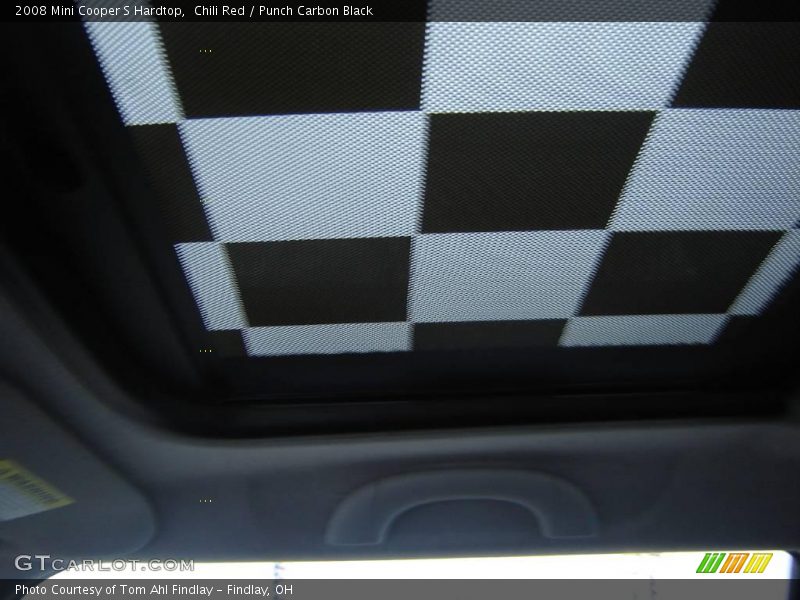 Chili Red / Punch Carbon Black 2008 Mini Cooper S Hardtop