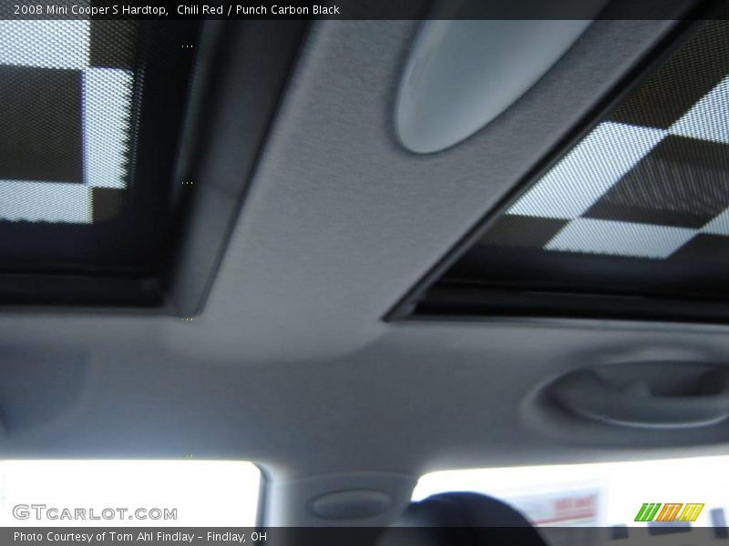 Chili Red / Punch Carbon Black 2008 Mini Cooper S Hardtop