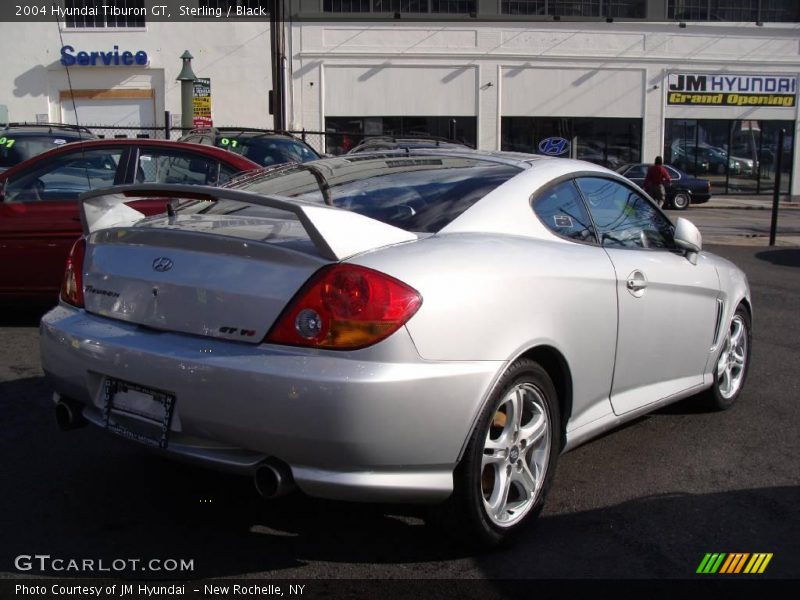 Sterling / Black 2004 Hyundai Tiburon GT