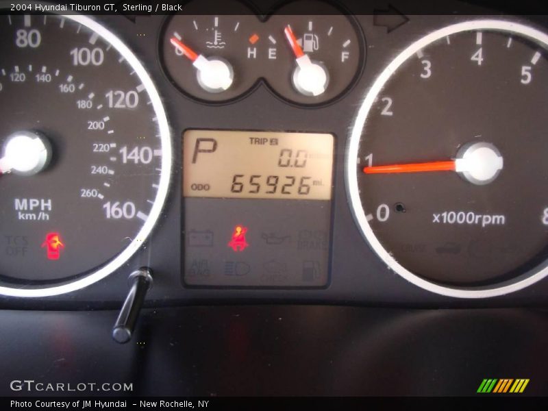 Sterling / Black 2004 Hyundai Tiburon GT