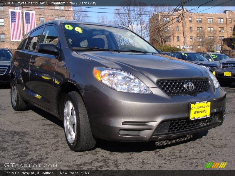 Phantom Gray / Dark Gray 2004 Toyota Matrix AWD