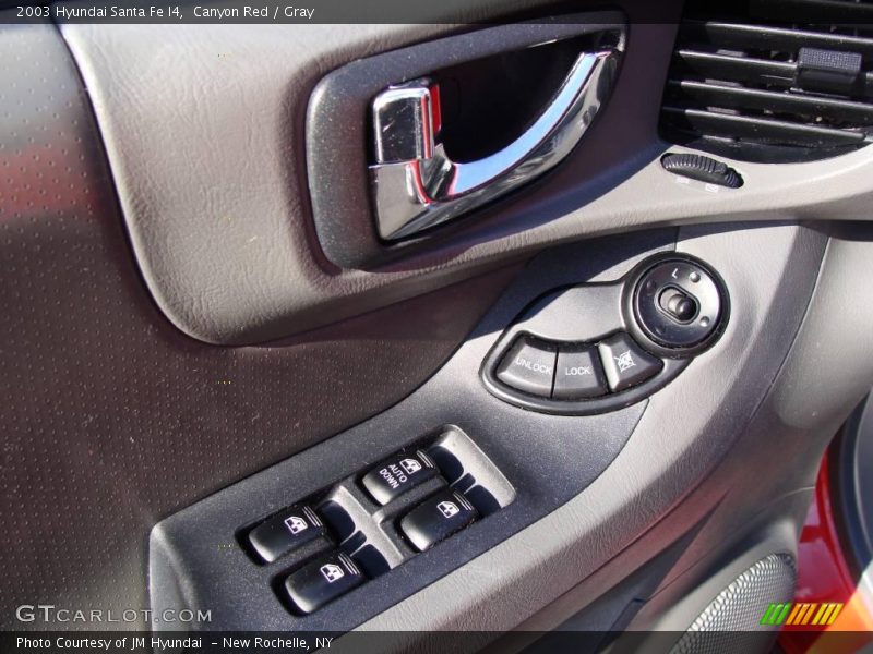 Canyon Red / Gray 2003 Hyundai Santa Fe I4