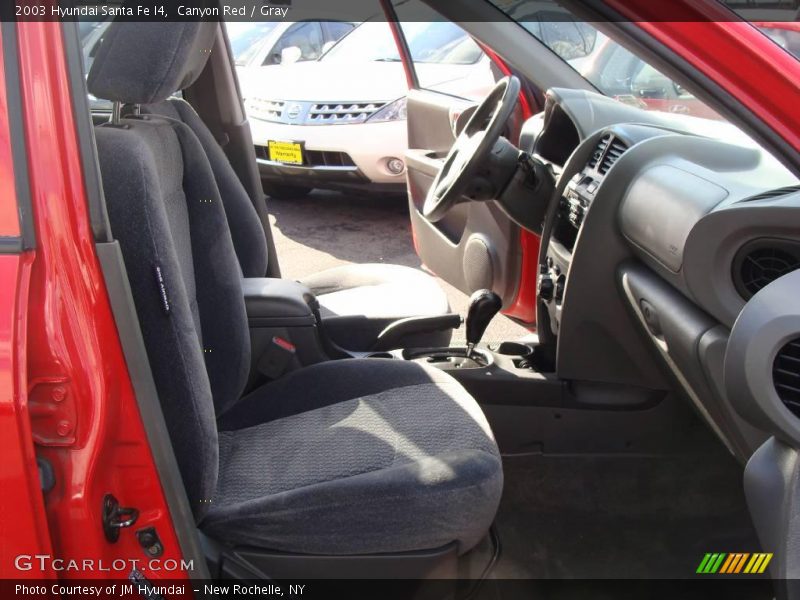 Canyon Red / Gray 2003 Hyundai Santa Fe I4