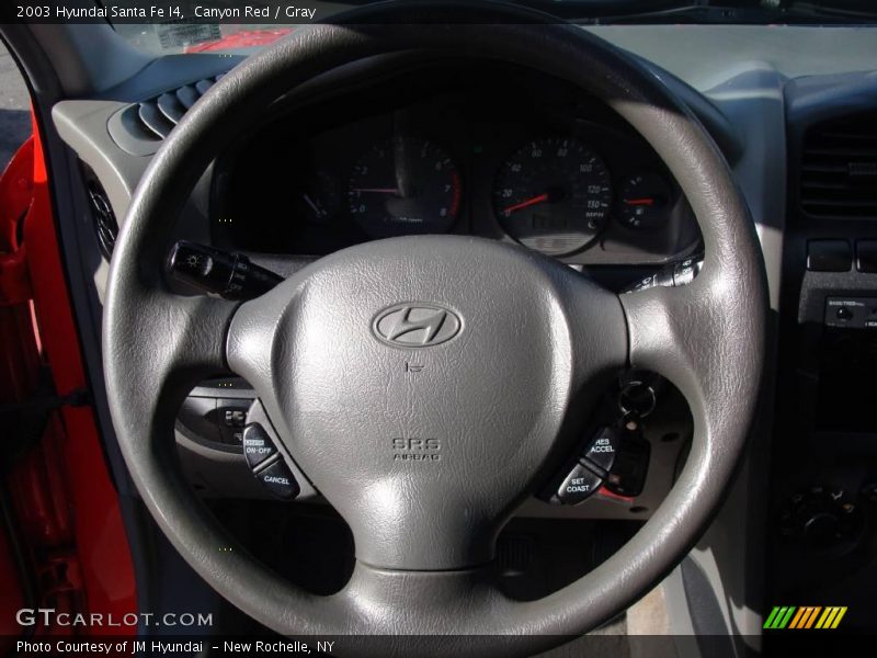 Canyon Red / Gray 2003 Hyundai Santa Fe I4