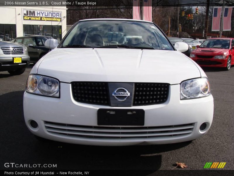 Cloud White / Taupe Beige 2006 Nissan Sentra 1.8 S