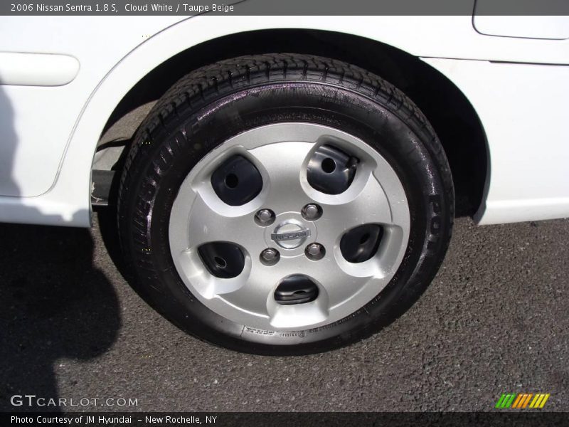 Cloud White / Taupe Beige 2006 Nissan Sentra 1.8 S