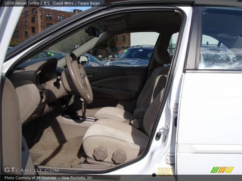 Cloud White / Taupe Beige 2006 Nissan Sentra 1.8 S