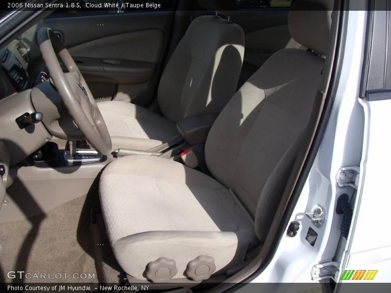 Cloud White / Taupe Beige 2006 Nissan Sentra 1.8 S