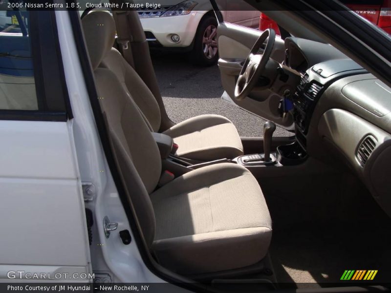 Cloud White / Taupe Beige 2006 Nissan Sentra 1.8 S