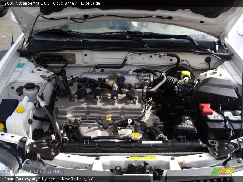 Cloud White / Taupe Beige 2006 Nissan Sentra 1.8 S