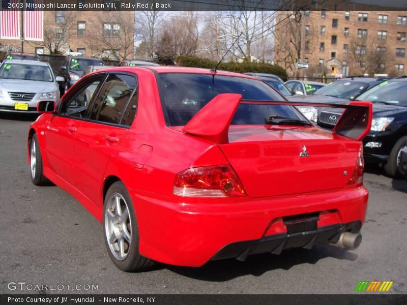 Rally Red / Black 2003 Mitsubishi Lancer Evolution VIII