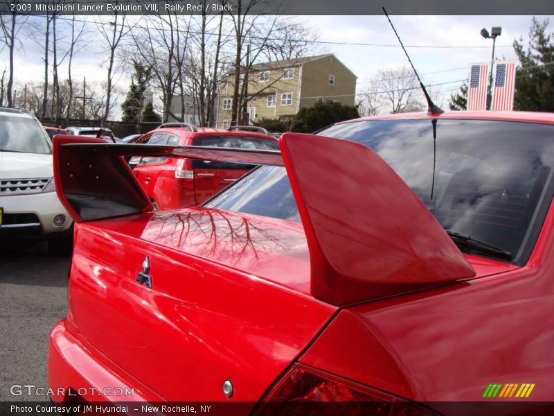 Rally Red / Black 2003 Mitsubishi Lancer Evolution VIII